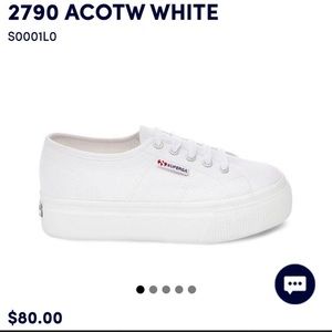 COPY - Superga 2790 ACOTW White Platform Sneakers